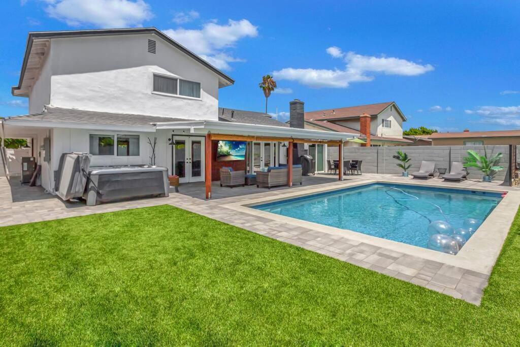 Huntington Beach, Ac, Pool, Hot Tub, Detached Office, Close To Beach, Outside Entertaining Area Eksteriør billede